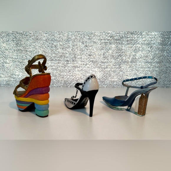 Just The Right Shoes by Raine Willits/ Lot of 3 Mini High Heels / Spectator, etc - Picture 2 of 8
